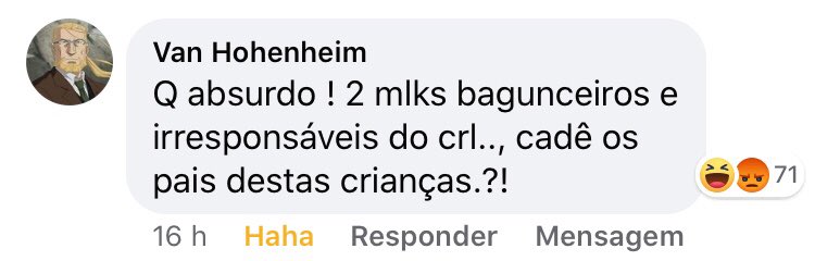 odoaco's tweet photo. Onde será que estão os pais né ?! 😡 https://t.co/tx24JrVKQx