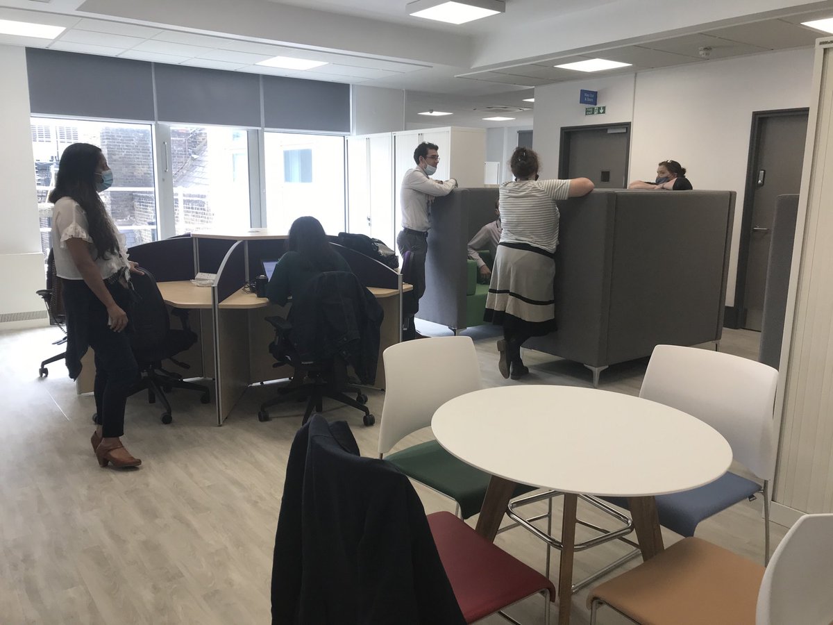 ElizabethMHale's tweet photo. Spent the afternoon getting a sneak preview of our new academy space in Soho ⁦@CLCHNHSTrust⁩ ⁦@CLCHAcademy. It’s a⁩ fantastic new resource - well done to our great estates team. They have done it again. https://t.co/JCUyQDjQNN