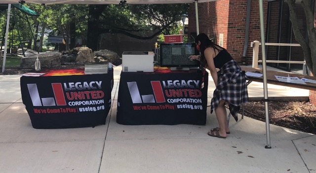 LegacyUnitedEnt's tweet photo. Hope everyone had a fantastic Labor Day weekend! Saturday was a great day for Letter Art @setonhill! Big thanks to @SHUdentLife for sponsoring their third event this semester with Legacy United! https://t.co/BFPK76DaWF