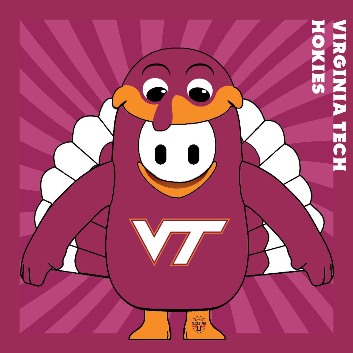 LevelNextNews's tweet photo. A Hokie is a name for a @hokiesports fan and is often associated with a giant turkey named HokieBird.
It can now also be referred to as a #CollegeFallGuys bean. https://t.co/qMOuAlTBWD
