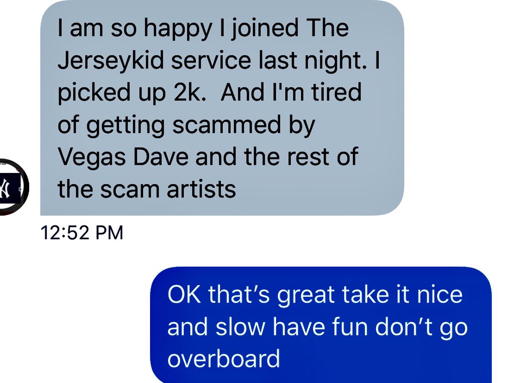 JerseyKidPicks's tweet photo. I just received a DM from a new member and try to always give the best advice I can !!

NICE &amp; EASY #Wins the race !

There’s no need to go overboard #Wagering more than you can afford have fun 1st 

#Covers25 #Fanduel #Wynn #Vegas #Lobag 

       https://t.co/Hv9QSNrGbc https://t.co/2nreUjpN8H