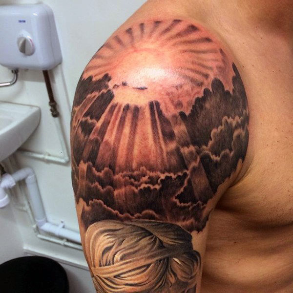 soduenn's tweet photo. Every person has the right to have whatever tattoo they want. But no one has the right to ridicule a people from a particular country as "uneducated". That is discrimination. 

Anyway, the Rising Sun &amp; Sunburst design are cool! #cancelkorea #apologizetofilipinos https://t.co/XIM5ivNyVv