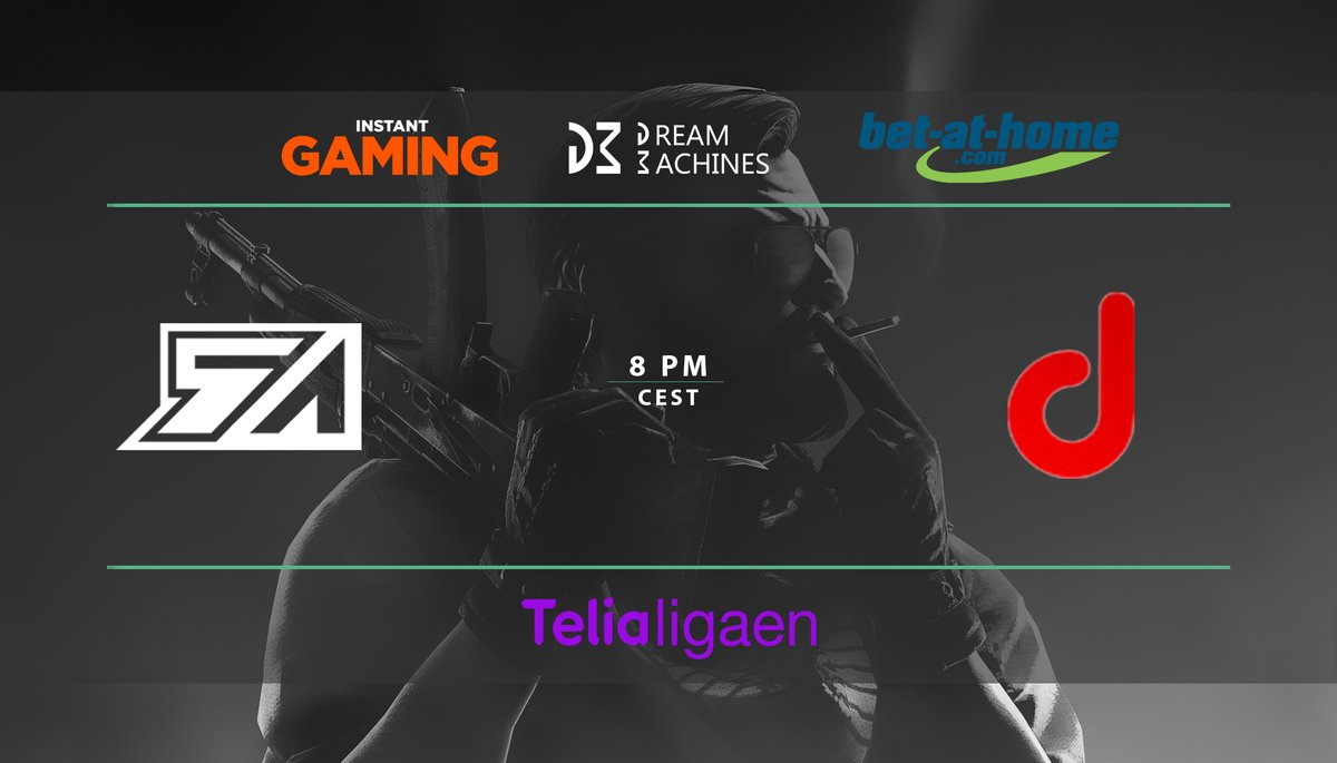 5acesesport's tweet image. In our 2nd match of the #Telialigaen season we are facing 'Delusive'.

⏰ 8 PM (CEST)
🗺 BO2

#WeAre5Aces