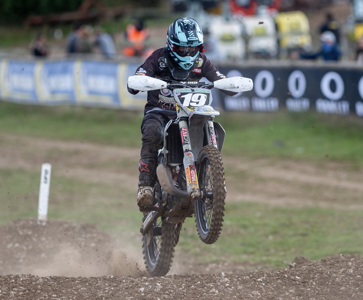 Joe Brookes is finding his feet in MXY1 and put on a great performance last weekend