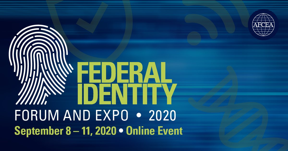 AFCEA's tweet photo. The Federal Identity Forum &amp; Expo begins today! Follow @signalmag for coverage. Plus, follow @gseffers @Kunderwood_SGNL and @simpson_signal for live tweets. https://t.co/ZmJpwhUB7k #FedID https://t.co/LLkRdtovOJ