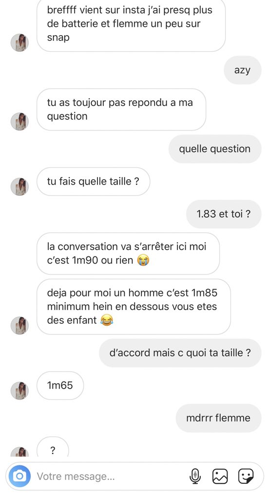 muchapessos's tweet image. les meuf petites C QUOI VOTRE PROBLÈME ?