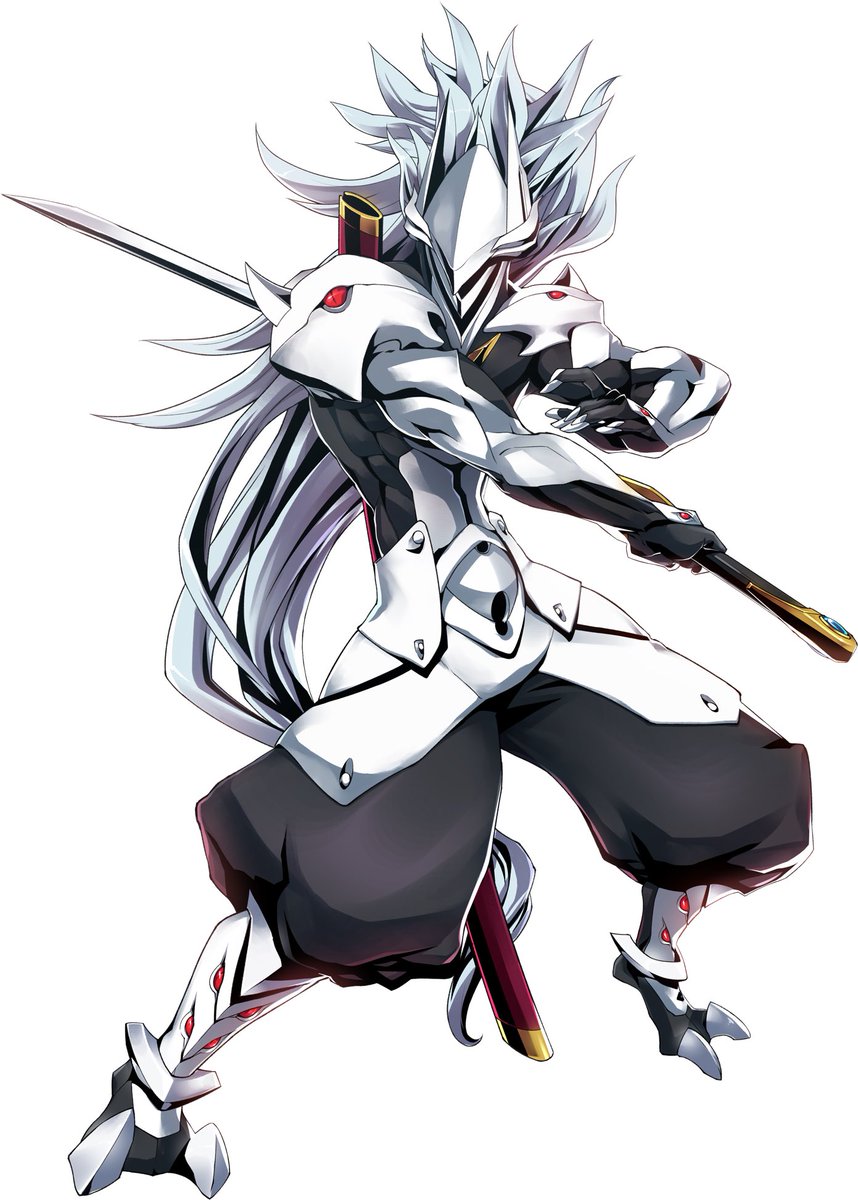 We have whats essentially a god cyborg samurai named hakumen, who is also kind of an alternate timeline jin