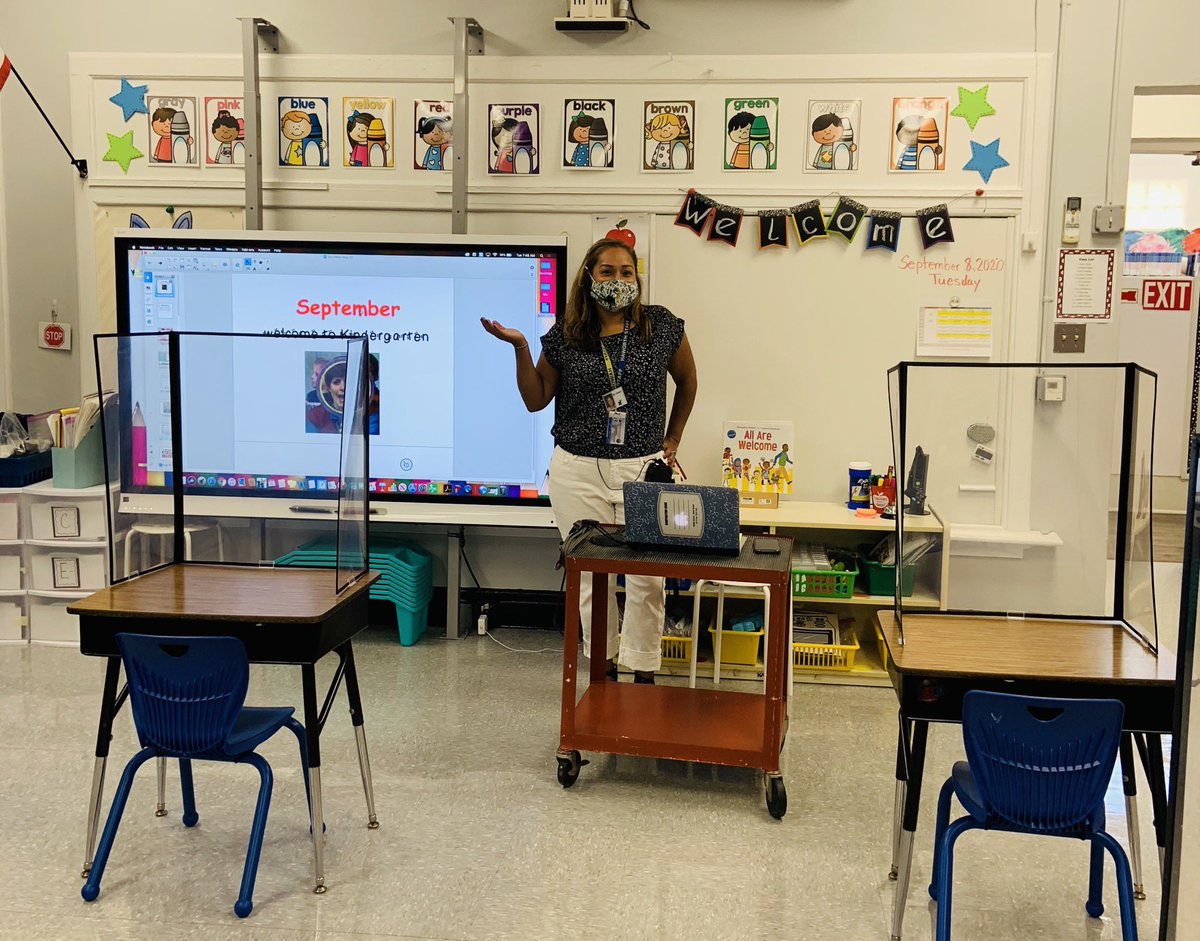 CAlcoser's tweet photo. When trying to balance in person kinders with virtual students there is only one person to channel: Ms. Molly from Romper Room- with her magic mirror. https://t.co/tI9VMmewJ1