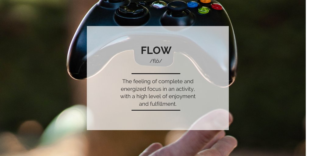 #Psychology of #Videogames 101 Lesson #1: 

Flow is the term used to describe that moment while playing a game where the player loses track of time and forgets all external pressures. It's when you are in "The Zone." 

What game makes you #feeltheflow?