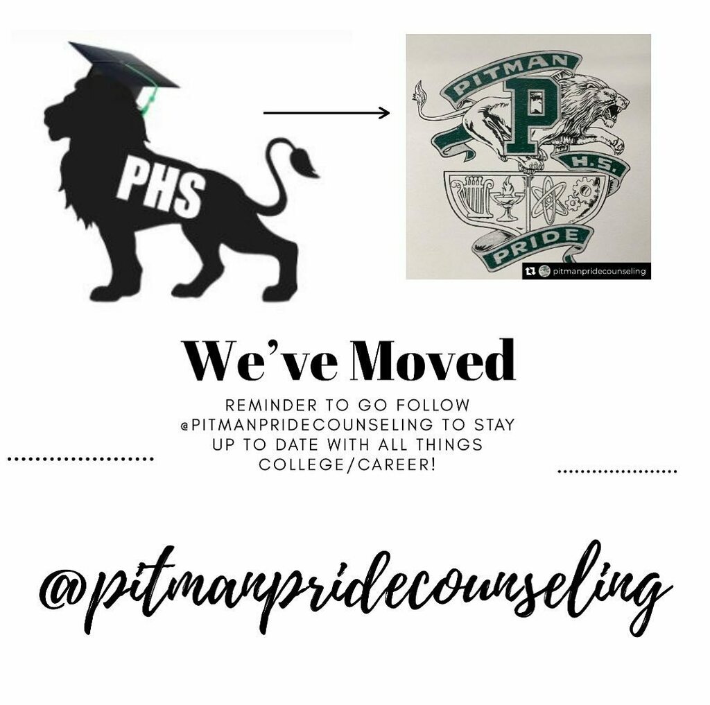 Reminder! Go follow @pitmanpridecounseling 🦁💚