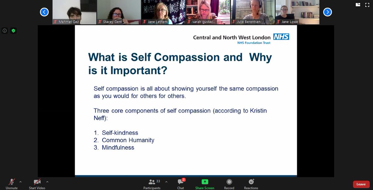 SamDhingra5's tweet photo. @CNWLCAMHS @CNWLNHS @NHSMngr K&amp;C CAMHS virtual Away day. Staff appreciated listening @ClaireCNWL CAMHS long term vision, playing lockdown bingo and participation in self compassion and mindful movement sessions. Staff left with feeling positive and hopeful. https://t.co/wPYKLasFxz