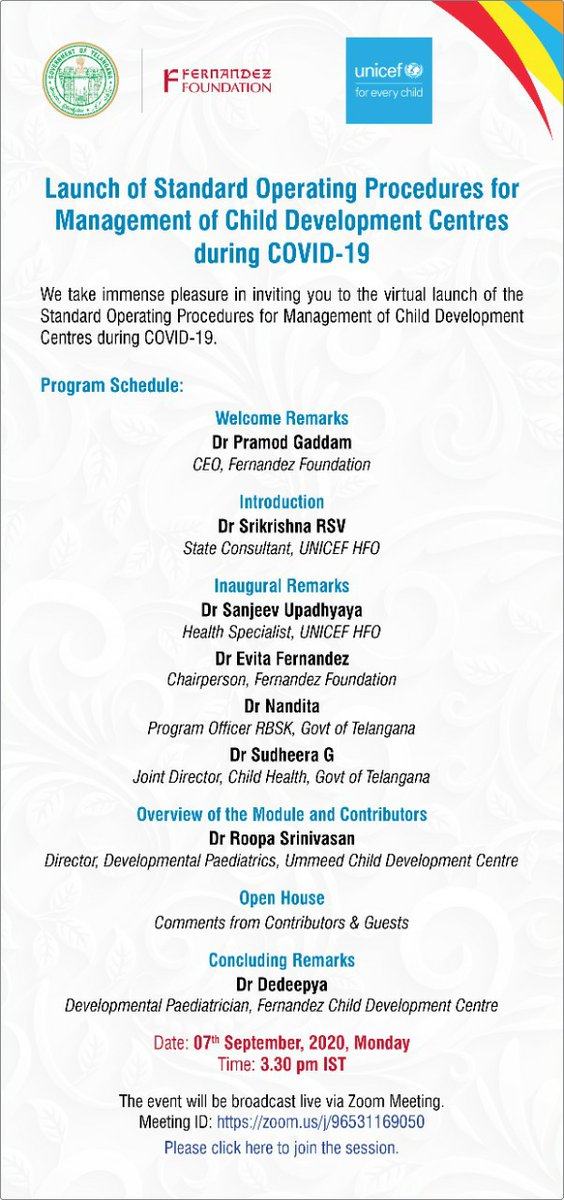 rsvsrikrishna's tweet photo. Virtual Book Release of
SOP for CDC&amp;DEICs.
Exclusive module for care of Children with #specialneeds in #Covid
Expert inputs from Nizamabad-Toronto.
Personally, gratifying to take it from concept to completion.
@evitafernandez6 
@Care4Newborn 
@gaddam_pramod
@iapindia
@Nnfindia1 https://t.co/F92p65WjLR
