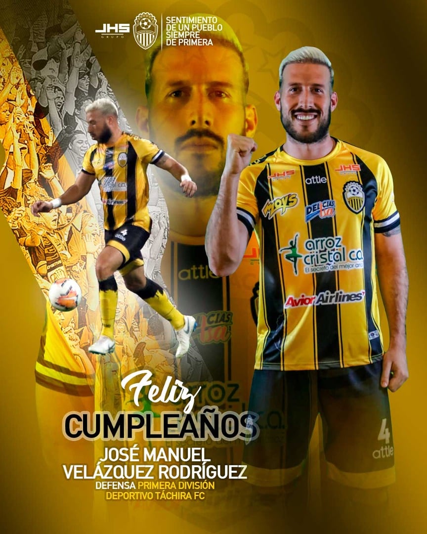 🎉 ¡Que los cumplas feliz y cargado de prosperidad, <a href="/SemaVelazquez/">José Manuel Velazquez</a>! 👏💛🖤