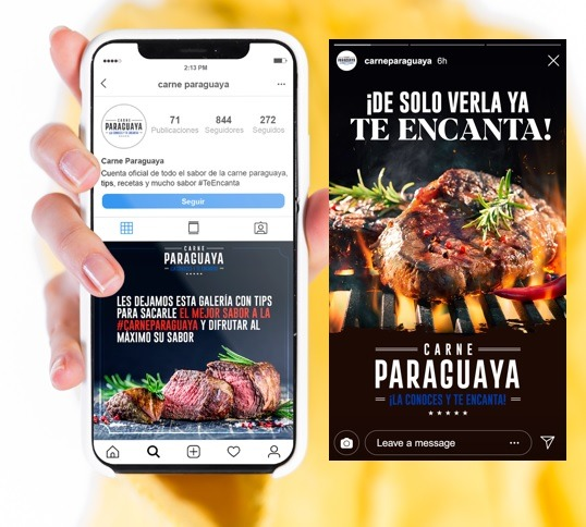 MIC_PY's tweet photo. Buscando el posicionamiento y fidelización en consumidores chilenos y mejorar la comercialización, demanda y patrones de consumo se lanza la campaña de promoción de la carne paraguaya desde la Cámara Paraguaya Carne con el apoyo del MIC @SENACSA
🇵🇾➡️🇨🇱

▶️ https://t.co/D9P3ArGxeo https://t.co/aT238Q9ogx
