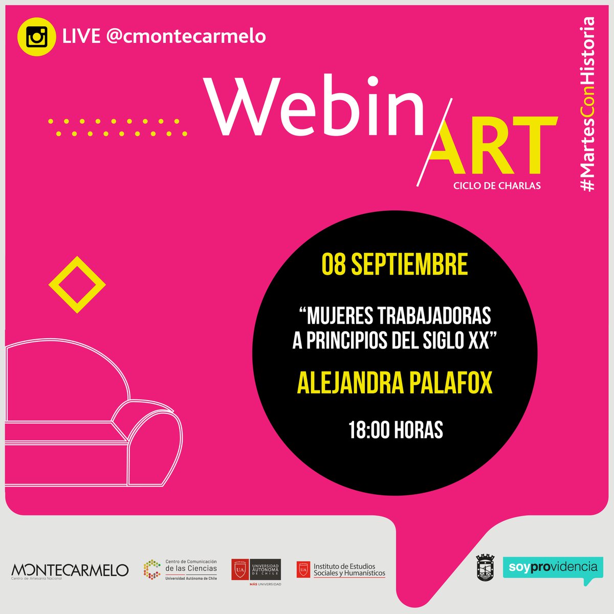 ♀️Hacia 1907 las mujeres constituían casi un tercio de la población económicamente activa, sin embargo, su salario no era ni la mitad de lo que ganaban los obreros en las dos primeras décadas del siglo XX.
Te invitamos a este #InstagramLive junto a <a href="/Montecarmelo_cc/">Montecarmelo_cc 🌷</a> y a @Pm87Alex