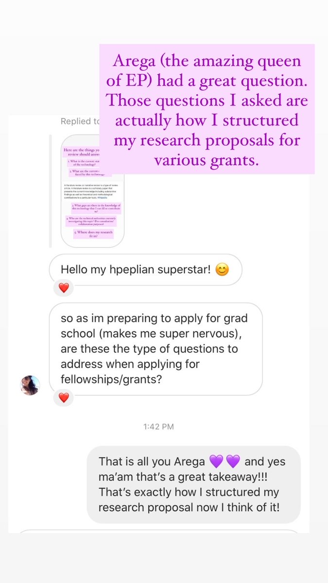 More great info. The questions I asked at the end are a great way to structure your research proposals for various grants and Fellowships!