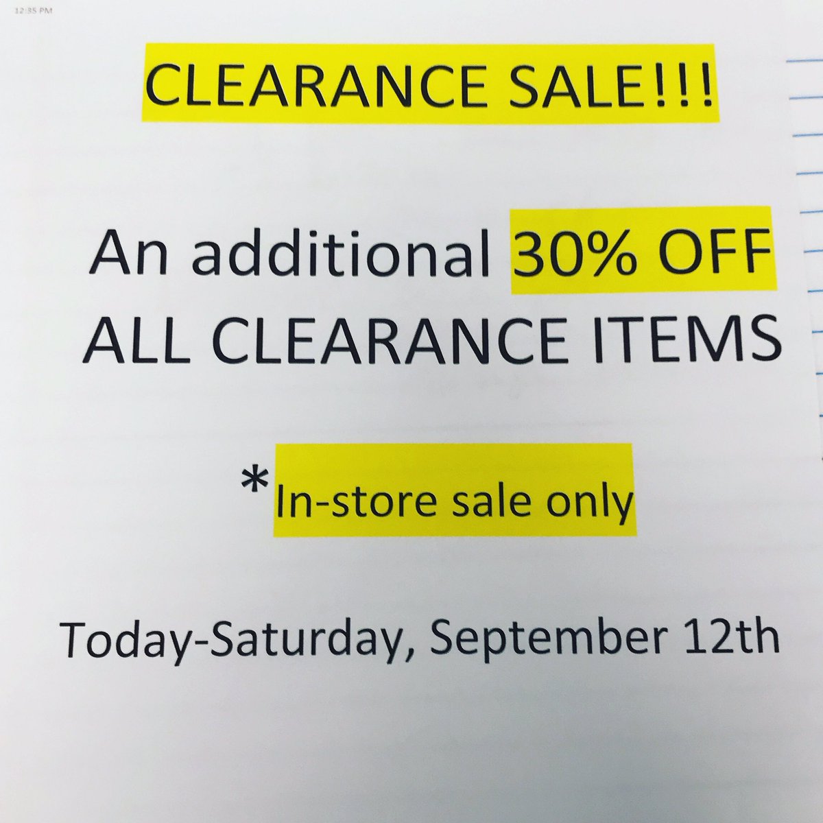 WCU Bookstore (@wcubookstore) on Twitter photo Clearance Sale! Clearance Sale!