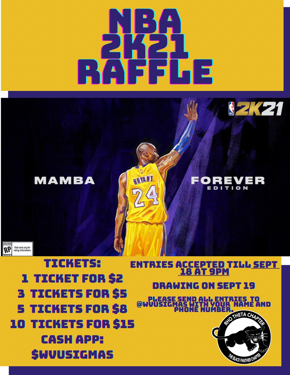 We are excited to announce the start of our fall raffle. Entries are now open and accepted until Sept 18th at 9pm and the winner will be announced Sept 19th. Please submit all entries with your name, phone number, and game console. Please send us a DM if you have any questions🤘🏾