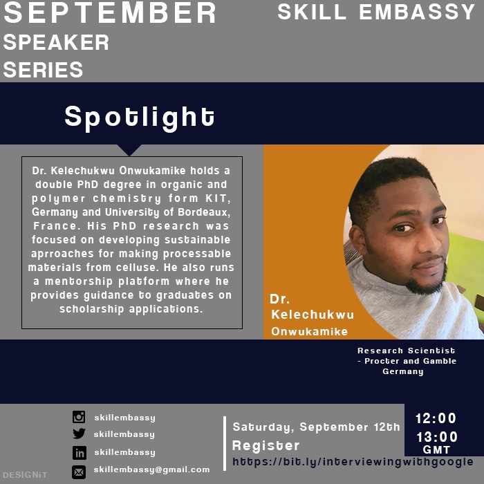 KennyOnwukamike's tweet photo. What does it mean to be research smart 🤔
If you are a graduate student or interested in research, this #webinar is for you✌
Till we all win😊
#Retweet #share
Register below 
https://t.co/EhHI8THhwk
#phdlife #blackinchem #graduatestudies #research #researchsmart #phdchat https://t.co/0HVisjd20J