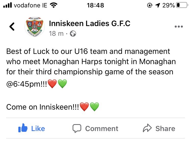 Inniskeen Ladies ❤️💚 tweet media