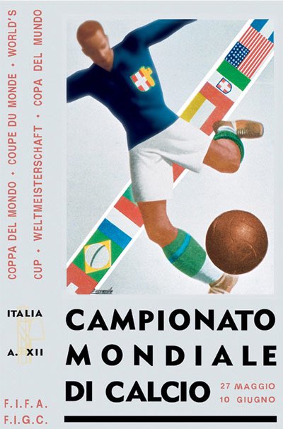 En 1934 l’Ambrosiana-Inter remporte son 3ème scudetto et la sélection italienne remporte sa première coupe du monde à domicile avec 4 nerazzurri dont Giuseppe Meazza. 18/23