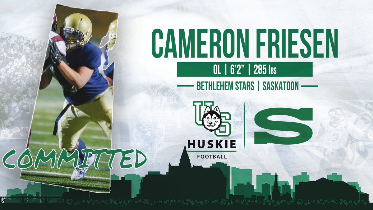 skhuskies's tweet photo. Excited to kick off a run of OL commitments with local product Cameron Friesen!

#HuskiePride https://t.co/tYM4lOpAmF