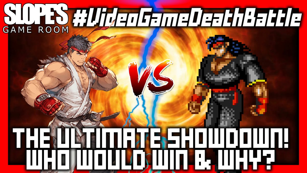 SlopesGameRoom's tweet photo. #VideoGameDeathBattle is back once again and this time in the ring its... Ryu vs Shiva
Who would win and why? https://t.co/9KQglYi38N