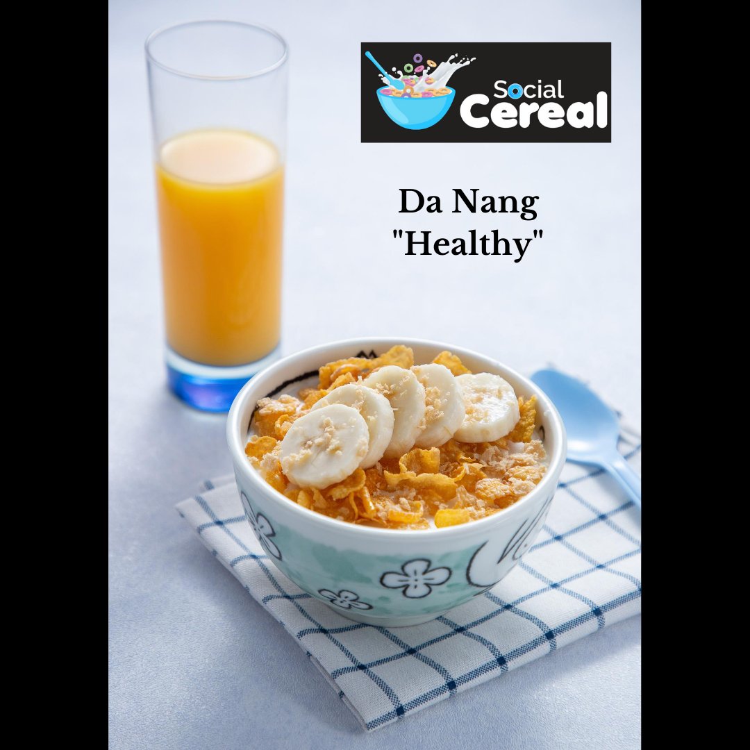 Then there's the coastal gem  #DaNang which has OXYGEN (among other things) and it's  #healthy to eat  #cereal. The word for banana in VN is "chuôi" (chewie)