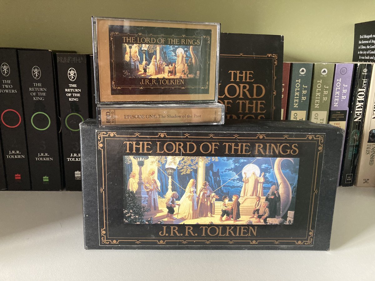  #TolkienEveryday Day 46 The 1981 BBC radio adaptation of LoTR where we can hear the first journey to Middle-earth of the late Ian Holm!
