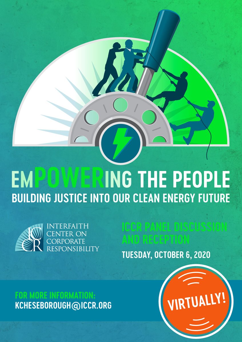 ICCRonline's tweet photo. Join us on October 6 as we honor our 2020 Legacy Award recipient Susan Smith Makos of Mercy Investment Services, a powerful advocate for the common good whose deep knowledge, dedication and collaboration we'll celebrate at "EmPOWERing the People". Link:👉 https://t.co/aXUP2hub4Q https://t.co/lvjcSDBBbf