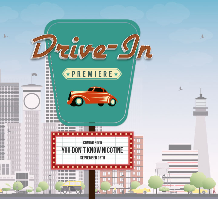We're hosting the World Premiere of You Don't Know Nicotine on September 26th in Milwaukee!

You're invited to join us for a physically distanced, outdoor, drive-in movie theater experience we created just for you.

Here's the link to buy tickets: buytickets.at/thirdlinefilms…