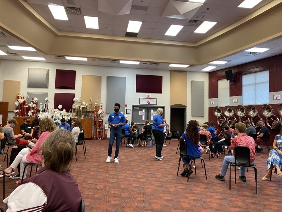 UWG_SWP's tweet photo. Check out our faculty/students as they have remained committed to the Sources of Strength/College Adopt a High School grant initiative at Central High School! Thank you to Dr. Duke Biber, Mrs. Gina Brandenburg, Mrs. Bridgette Stewart, Kara Ward, and all UWG students involved! https://t.co/UJ90xh4gxu
