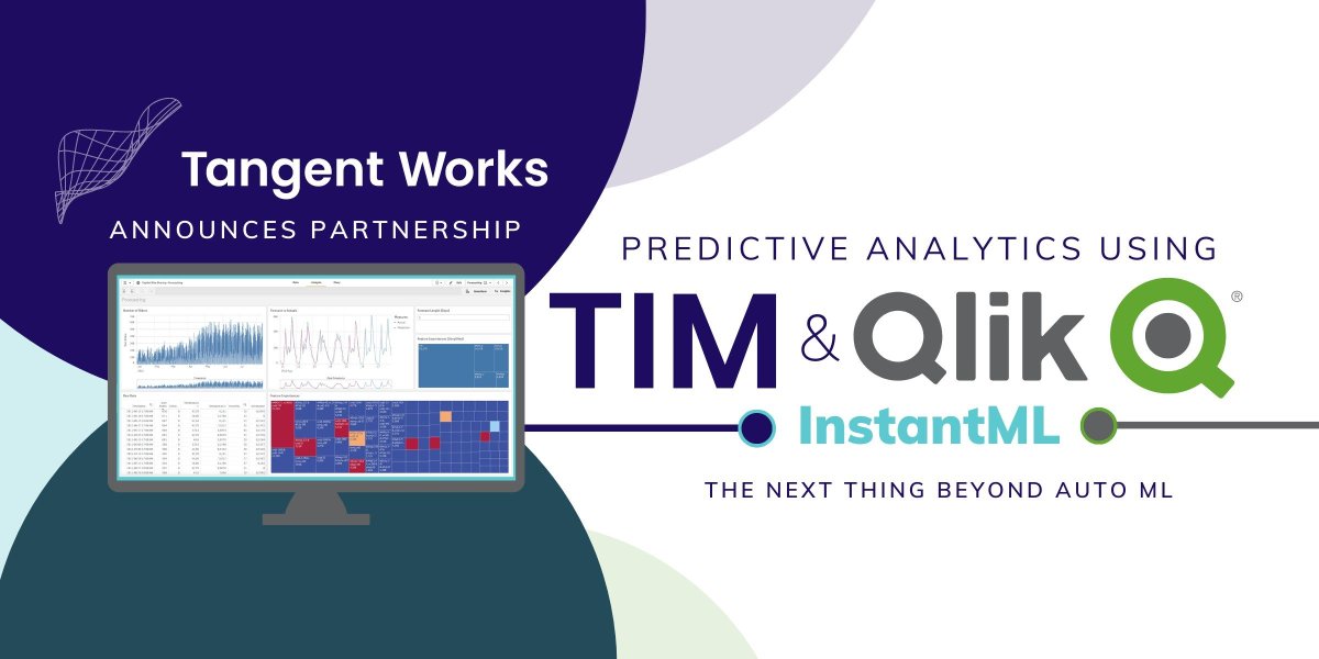 BardessGroup's tweet photo. Bardess partners @tangent_works and @Qlik announce seamless integration enabling #predictive #modeling and #remodeling within one interface #instantML https://t.co/S2HA6UcQdD https://t.co/O0kmQPriSy
