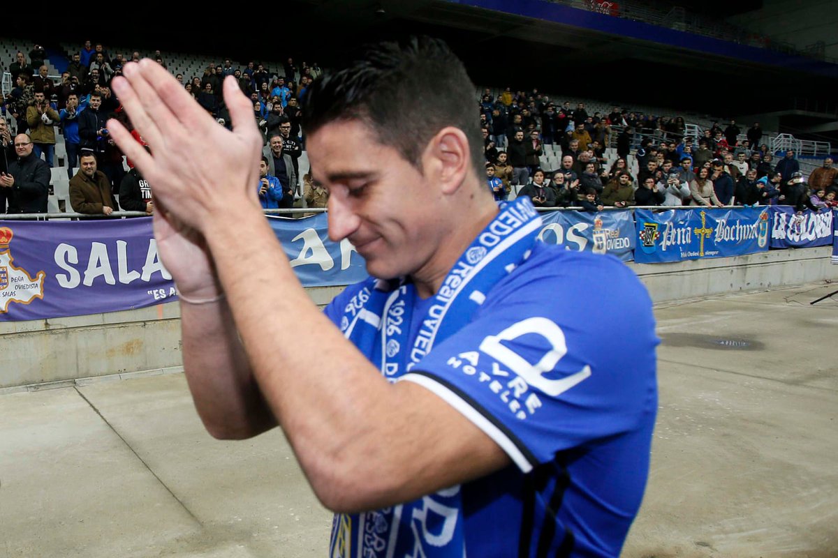 Saúl came up through the Oviedo youth ranks but didn't play first team football for the club until 2017 (age 31), and after having been around in several different clubs mainly in Segunda. But he is a Oviedo boy and says he will continue to forever be yet another Oviedista.