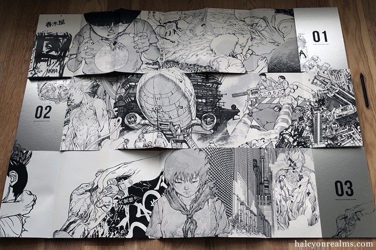 All the art on display are now collected in this spectacular fold out art book - https://t.co/wHtuvJaEnM #artbook #illustration #manga #大友克洋 