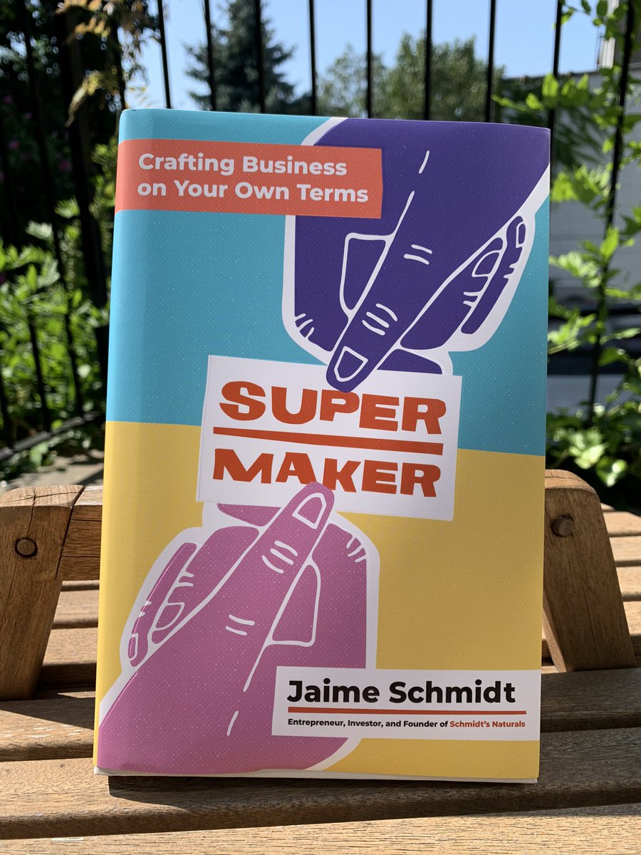 Congrats to <a href="/jaimeschmidt/">Jaime Schmidt</a> on the launch of her book Supermaker today. 

Thank you for sharing your story and wisdom with the world. Stoked to have my copy!