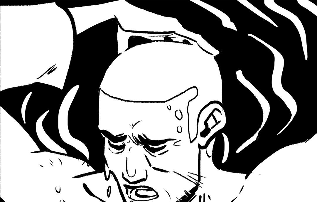 inking the final pages of Long Haul and SO pleased with how things are turning out