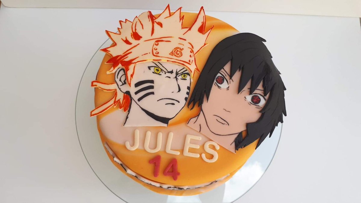 Les Gourmandises De Maiko Gateau D Anniversaire Cake Design Naruto Shippuden Naruto Narutoshippuden Narutofanart Cakedecorating