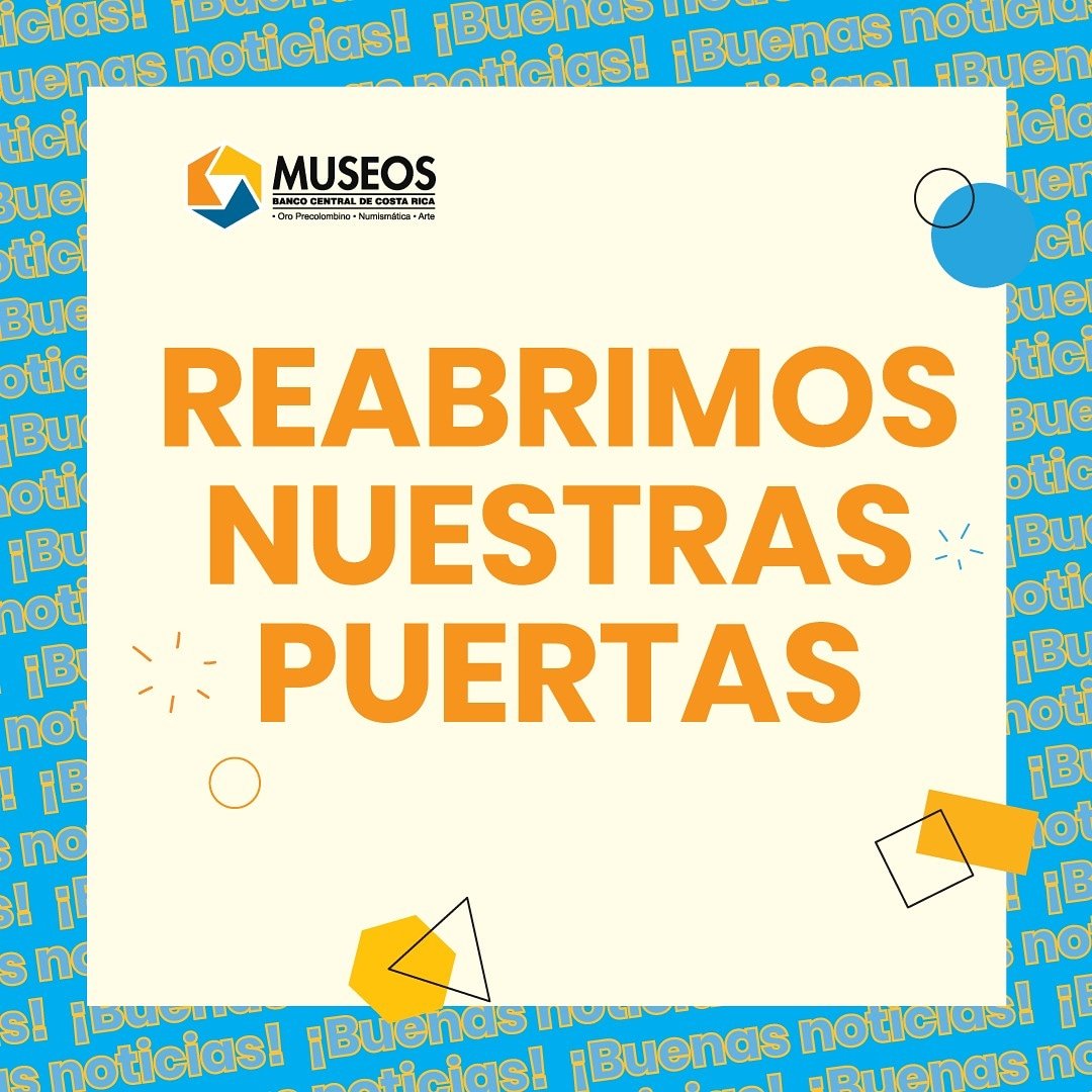 MuseosBCCR's tweet photo. Nos emociona recibirte a partir de mañana y contarte que abieremos el FERIADO del lunes 14 de setiembre.

Implementamos todas las medidas sanitarias para que nos visités de manera segura. Consultalas en https://t.co/WDmdllQKDK

Adquirir las entradas en https://t.co/rAWm0HpHPT https://t.co/ZUoqMN3qEl