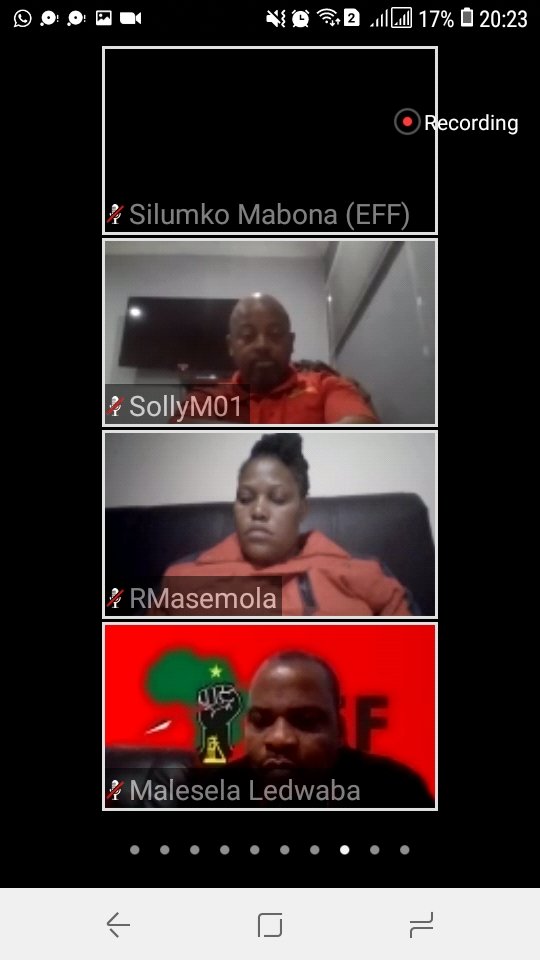 EFFGautengProv's tweet photo. Gauteng Provincial Command Team meeting with the President @Julius_S_Malema. https://t.co/0OjeZGFAdg