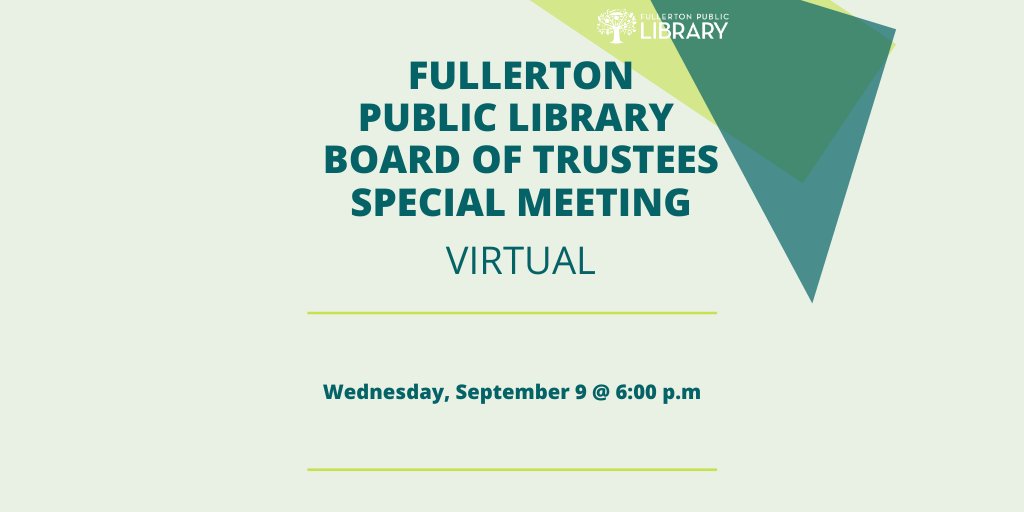 Fullerton Library tweet media
