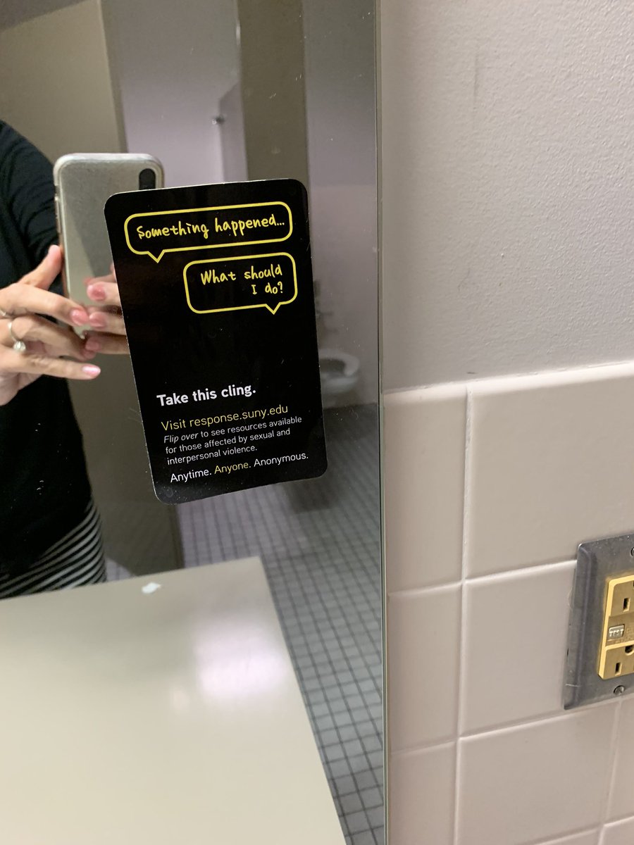 LisaEvaneski's tweet photo. Was at @UpstateNews at Community General today and saw this #SUNYSAVR sticker 💙 great job! 

(remind self to check with @oswegofacilties about the current state of our stickers) https://t.co/KSYfFtgZM9