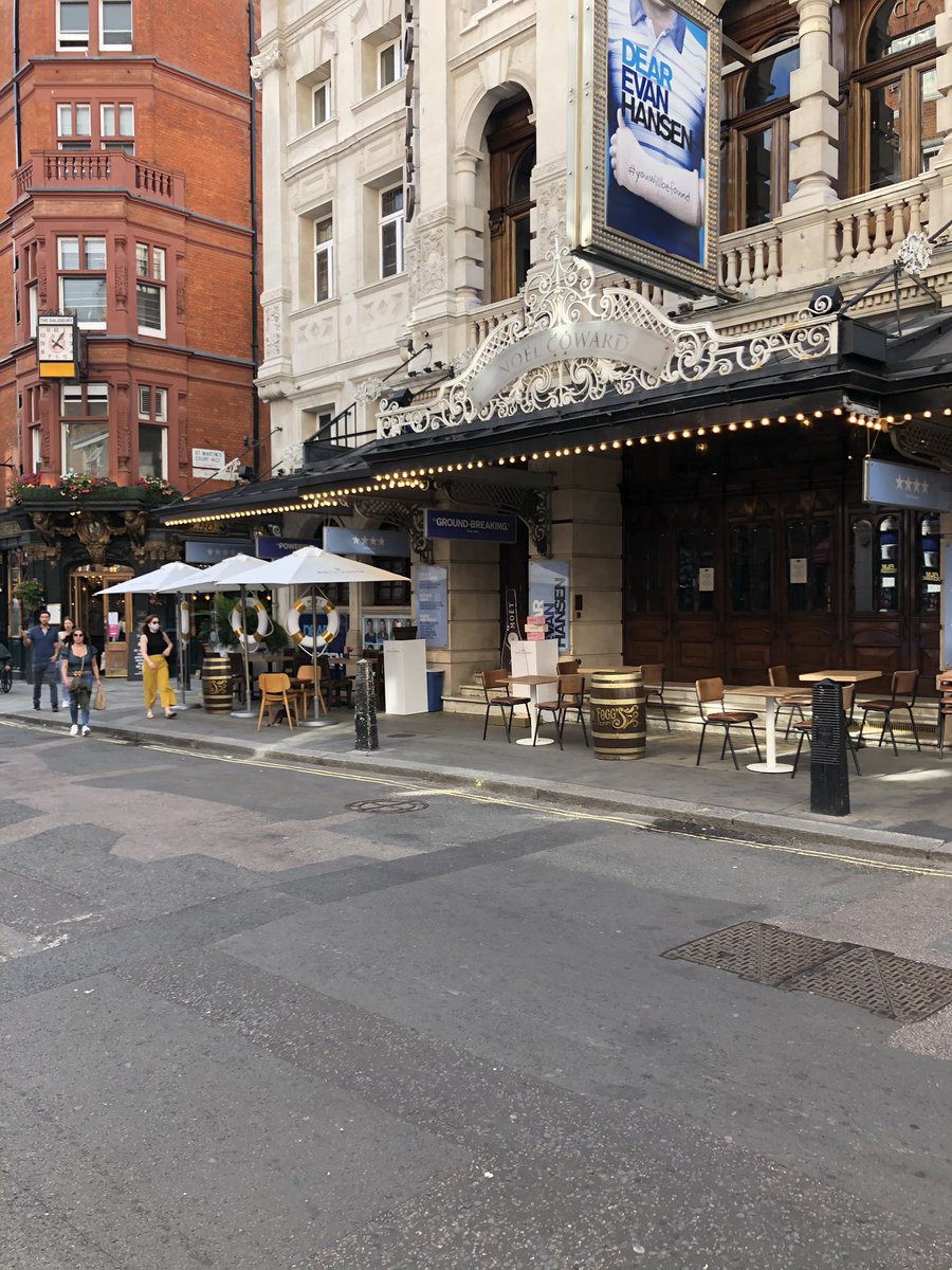 adrianhansel's tweet photo. Bloody hell ! 
😭😭 let’s shove some  tables  and seating in front of this unused building ... 😩 https://t.co/MzclJc8ELr