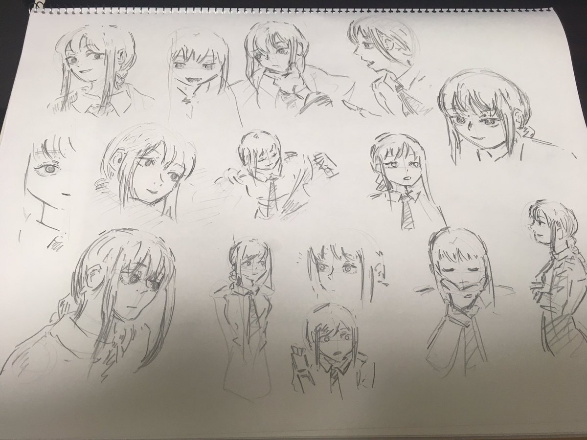 #模写 チェンソーマン1巻のマキマさん 