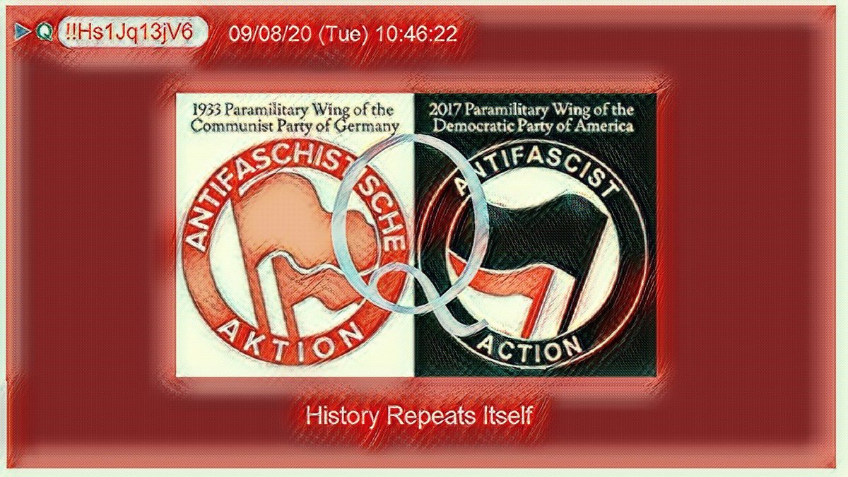 1) This is my Q thread for September 8th, 2020.My Theme:History Repeats Itself