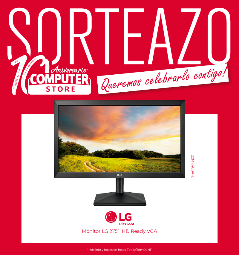 icomputerstore's tweet photo. ⚡️SORTEAZO 10º Aniversario⚡️
Participa en nuestro #sorteo con @lgespana
➡️Síguenos
➡️RT 🔃 ➕comenta incluyendo #LGEnComputerStore #ILoveComputerStore
Hasta 17:30 ⏳del 14/09
Sorteo multired: participa en #Facebook #Instagram
#YoComproEnMiBarrio #informatica https://t.co/8jPEhC5Aeo