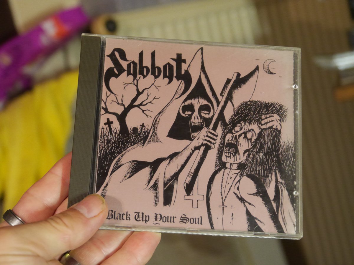 JanVervaeke1's tweet photo. Tweet 1/2
@JanVervaeke1 / @michelserry87´s challenge 
100 albums uit het verre OOSTEN
Dag 100+101+102+103 : 
@Sabbat (#Kuwana, #Japan)
Black Up Your Soul 1994, Compil
Live at Blokkula 1995
Karisma [Japanese version!!!] 1999
Satanasword 2000 (TWEET 2/2)
#HeavyMetal #asianchallenge https://t.co/vtH5HJtm8s