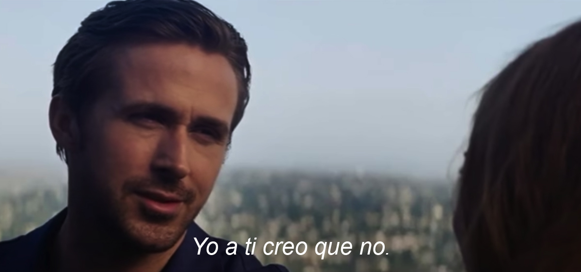 maties_tp's tweet photo. El cambio de diálogo en La La Land que nos merecemos. https://t.co/zPdREc9EDF