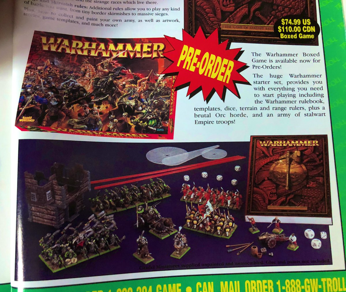 vaporgrave's tweet photo. New warhammer looks good but is it really worth $110???? https://t.co/MqX1O6AKzc