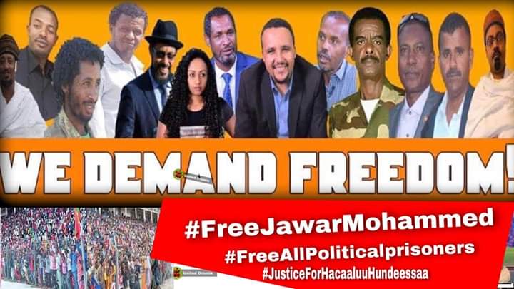Derart14's tweet photo. walking down the street while speaking “afaan Oromo” has become a crime in #Ethiopia. The government has labeled Oromo nationalism as a threat . @AbiyAhmedAli is using the justice system to silence prominent political prisoners while killing those who are not so famous. 
@hrw https://t.co/vmvfZj4lg4